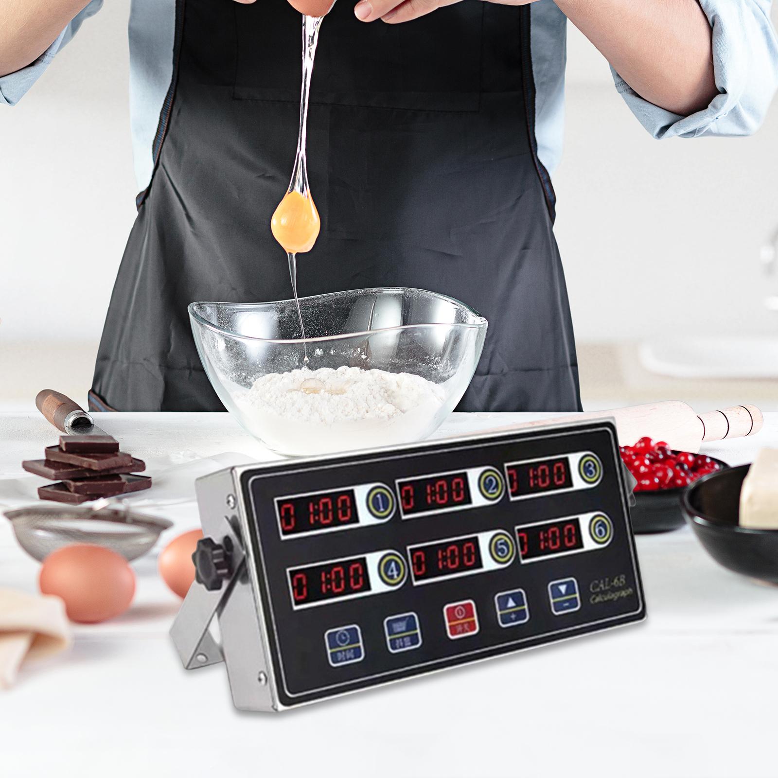 Commercial Kitchen Timer - مؤقت مطبخ متعدد القنوات بتقنية LED