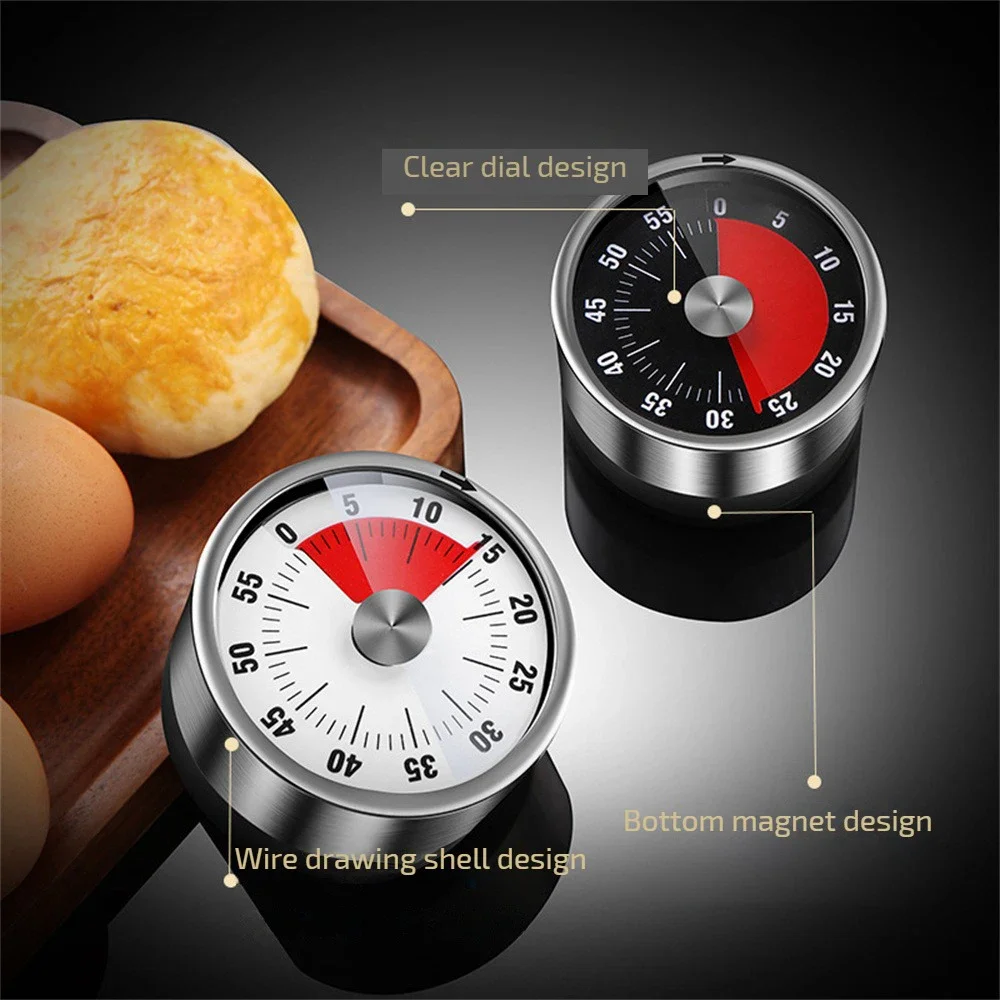 Commercial Kitchen Timer - جديد الفولاذ المقاوم للصدأ مؤقت بصري