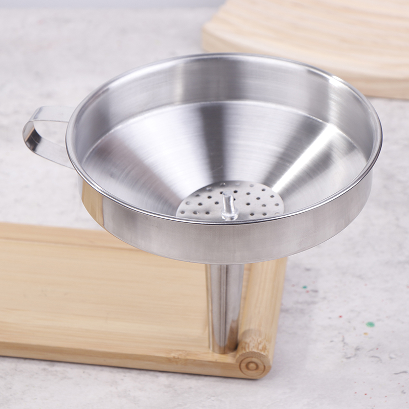 Commercial Kitchen Oil Filter - 10/12/14 سنتيمتر 304 قمع سميك من