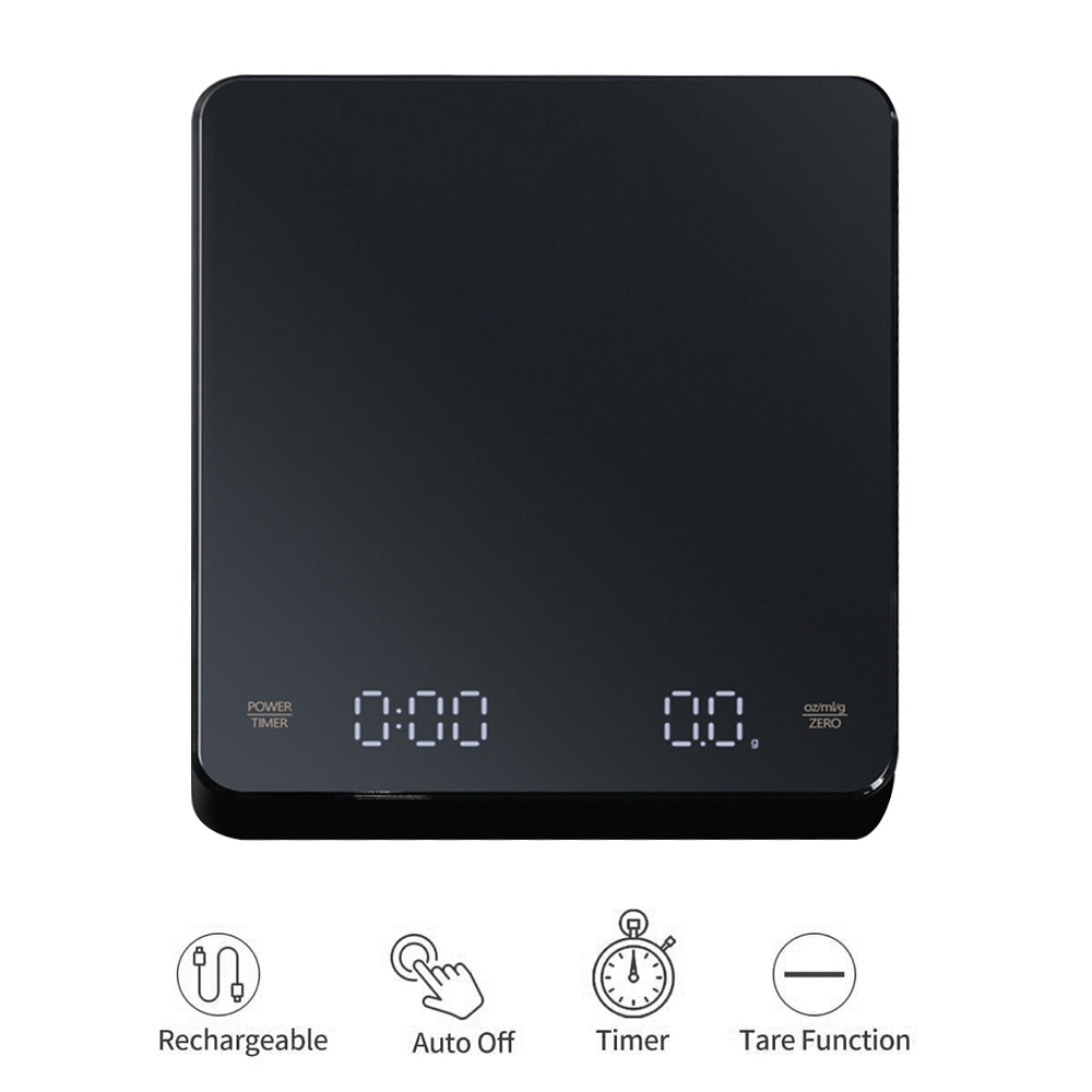 Commercial Kitchen Timer - ميزان قهوة رقمي مع مؤقت شاشة