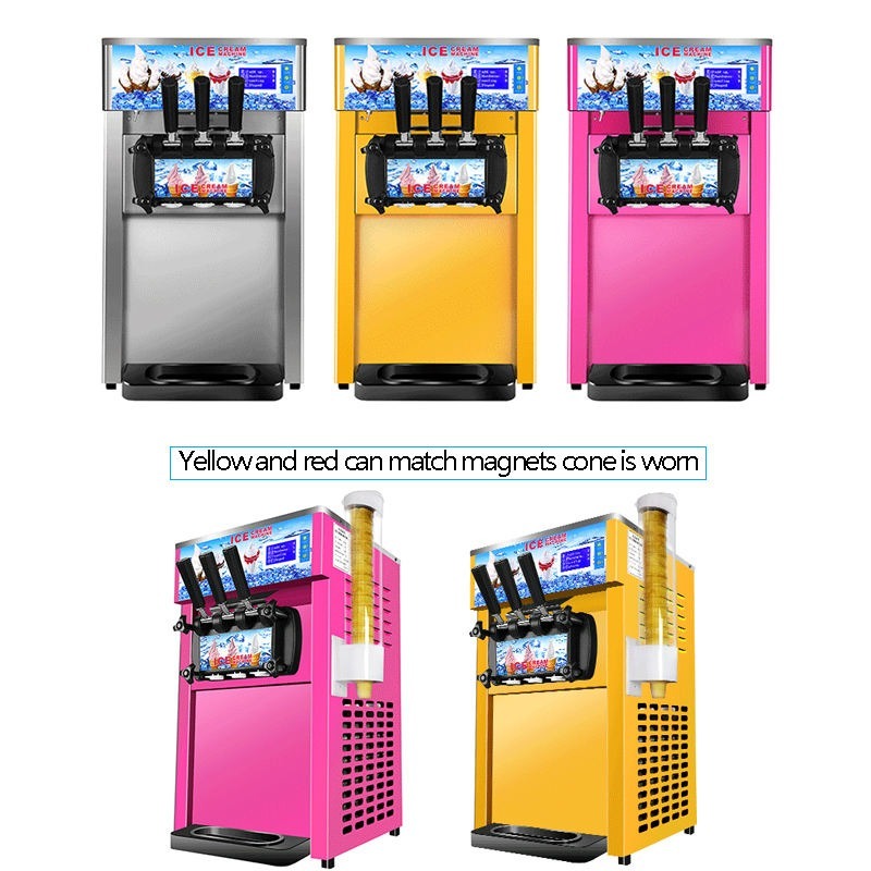 Soft Serve Ice Cream Machine - آلة صنع الآيس كريم الناعم بسعة