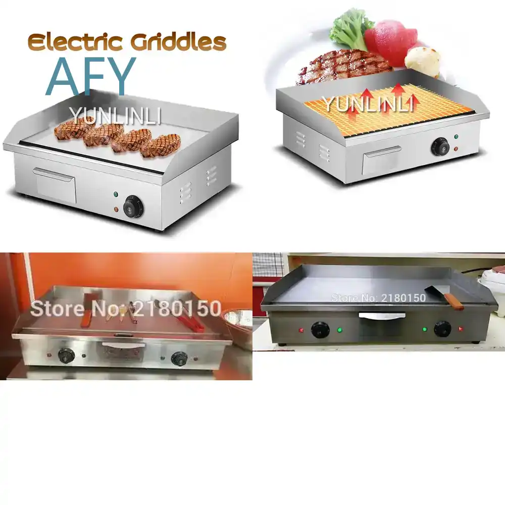 Electric Griddle Flat Top - شوايات كهربائية تجارية متعددة الوظائف من