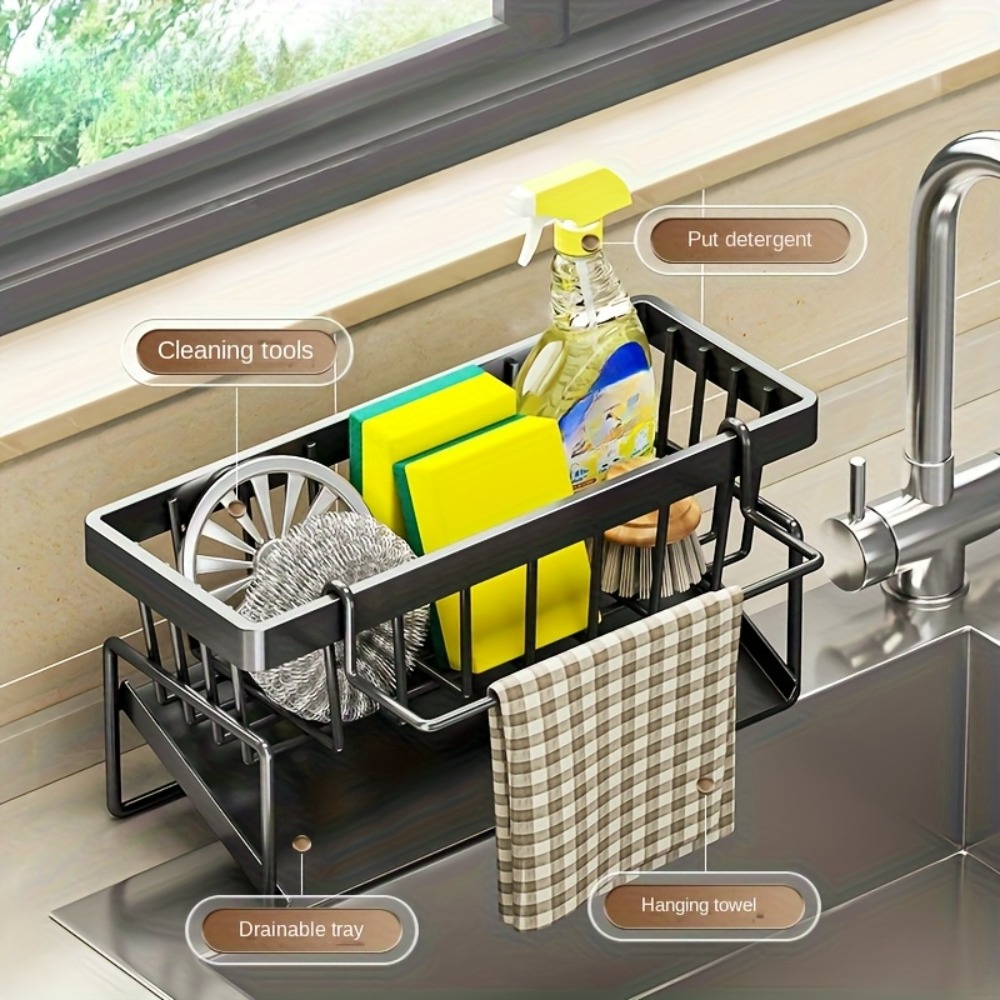 حامل إسفنج لحوض المطبخ، منظم ح - مراجعة Commercial Kitchen Floor Drain وسعره