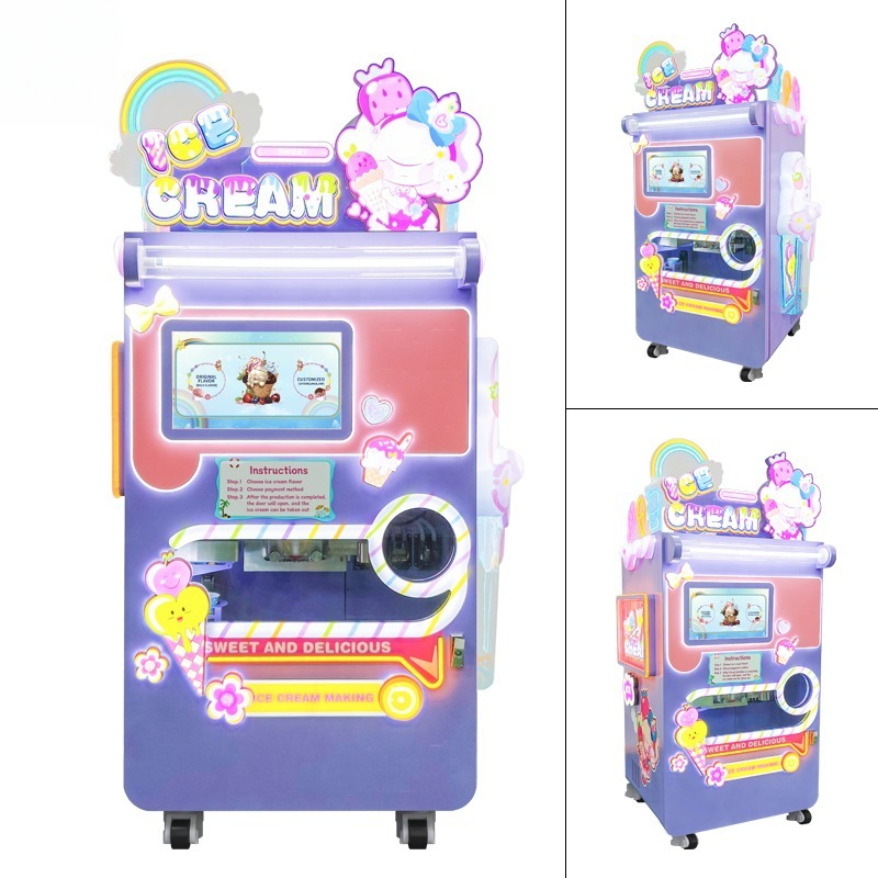 آلة بيع آيس كريم مخصصة ذات سعة - مراجعة Soft Serve Ice Cream Machine وسعره