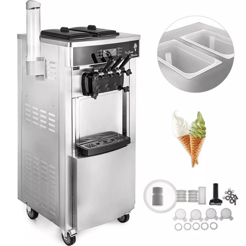 ماكينة صنع الآيس كريم التجارية - مراجعة Soft Serve Ice Cream Machine وسعره