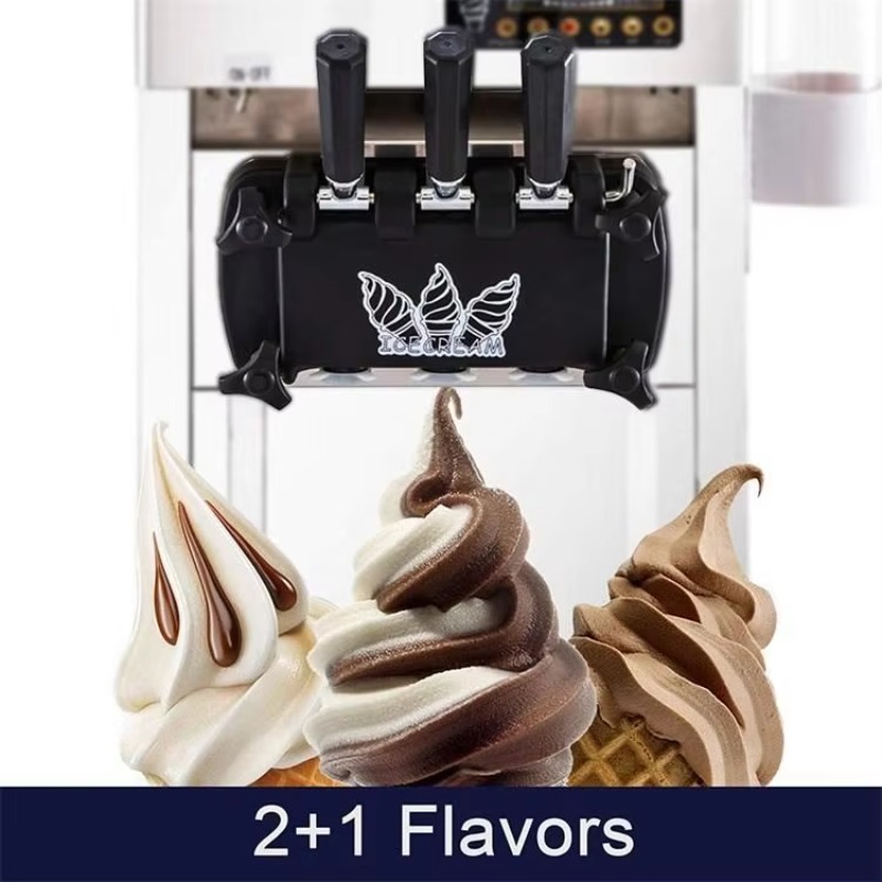 ماكينة صنع الآيس كريم التجارية - مراجعة Soft Serve Ice Cream Machine وسعره