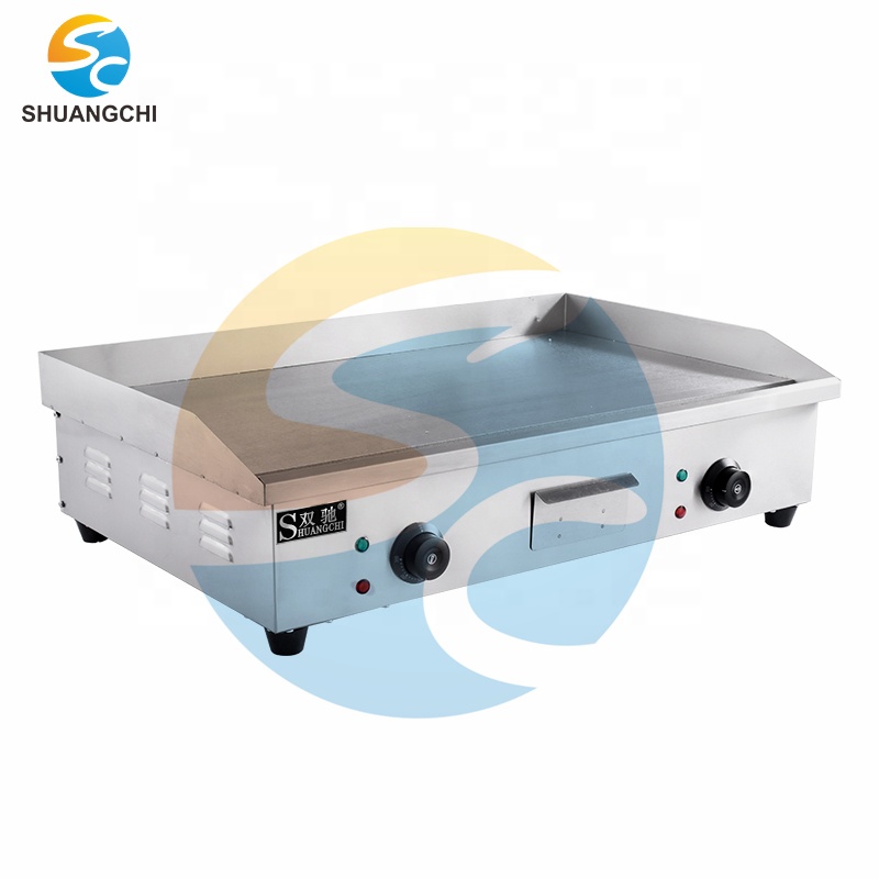 Shuangchi التجارية الكهربائية  - مراجعة Electric Griddle Flat Top وسعره