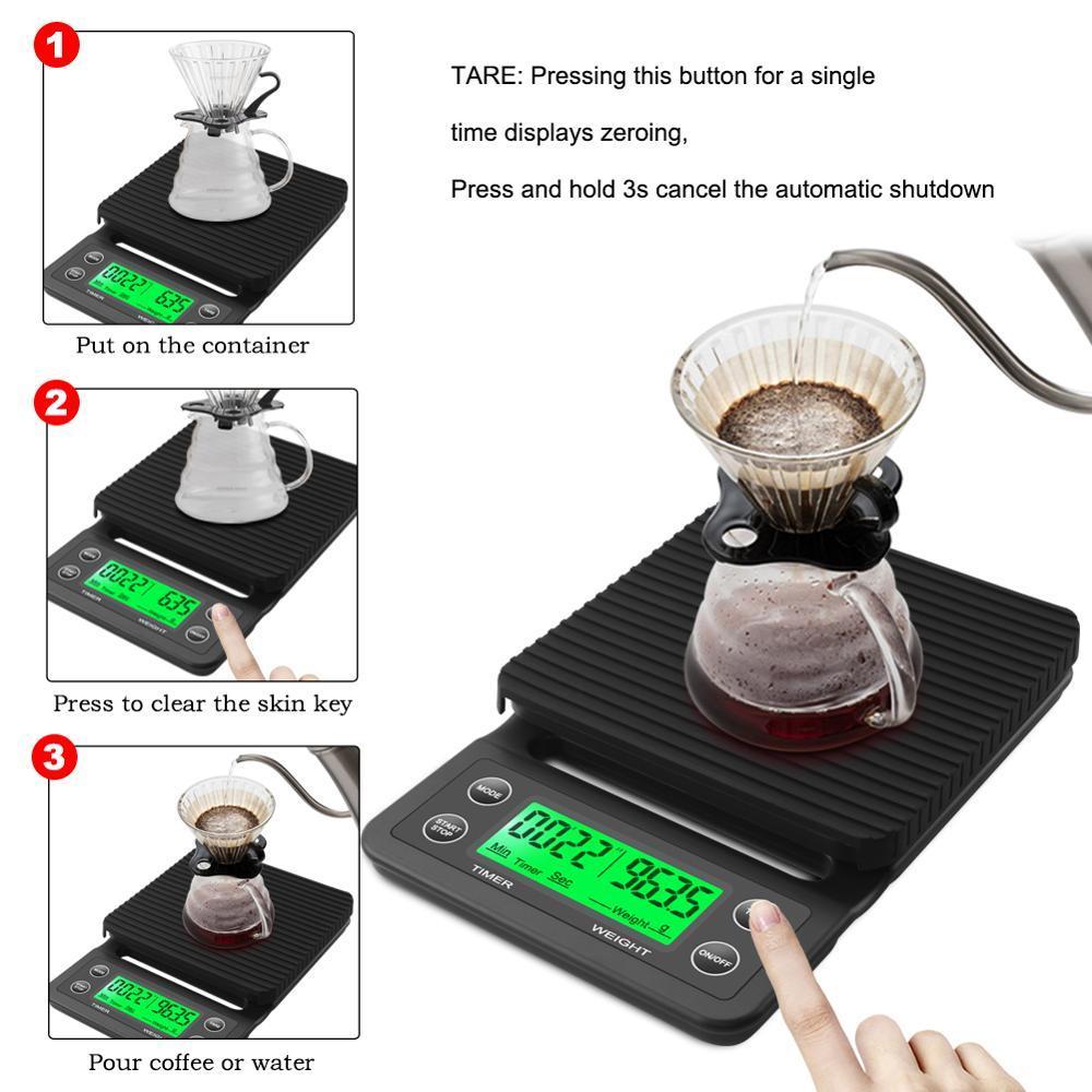 ميزان قهوة إلكتروني محمول عالي - مراجعة Commercial Kitchen Timer وسعره