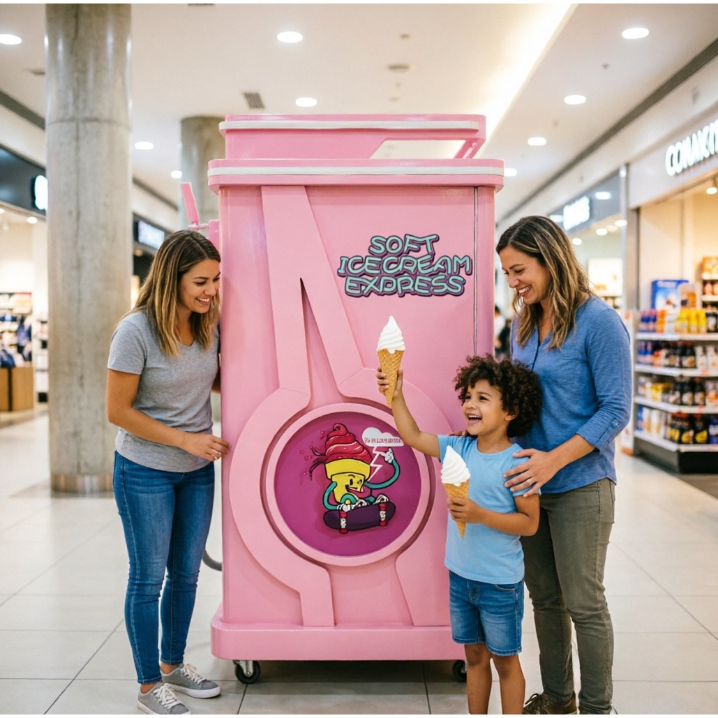 منتج تسويقي رائج: آلة بيع الآي - مراجعة Soft Serve Ice Cream Machine وسعره