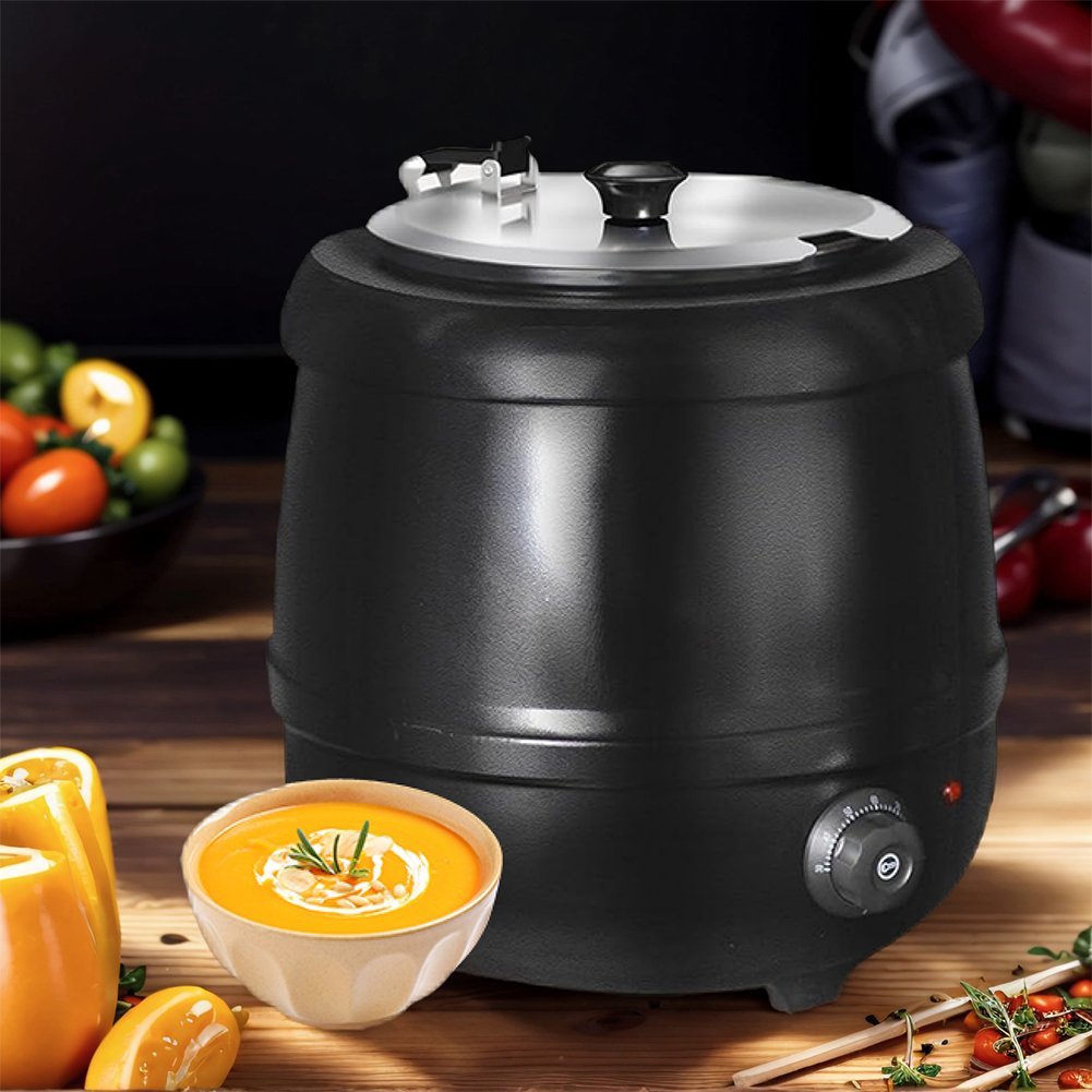 قدر حساء كهربائي سعة 10 لتر مع - مراجعة Soup Kettle Warmer وسعره