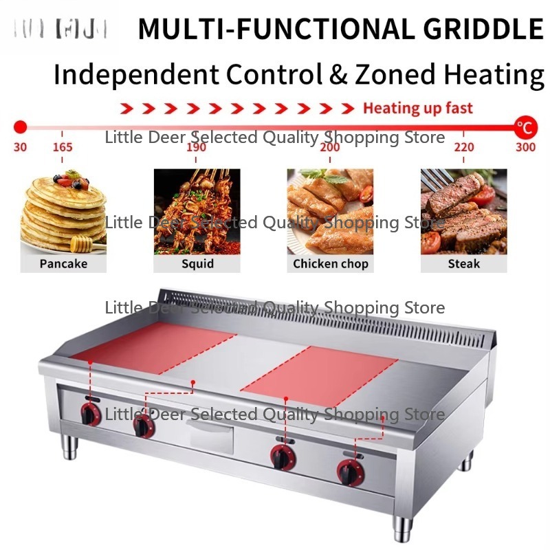16 مللي متر معدات المطبخ التجا - مراجعة Electric Griddle Flat Top وسعره