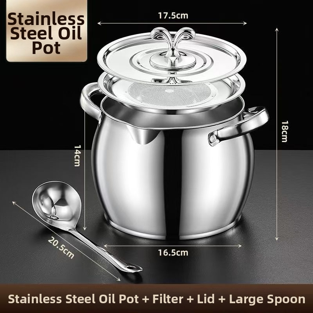 وعاء فاصل للدهون، وعاء لتصفية  - مراجعة Commercial Kitchen Oil Filter وسعره