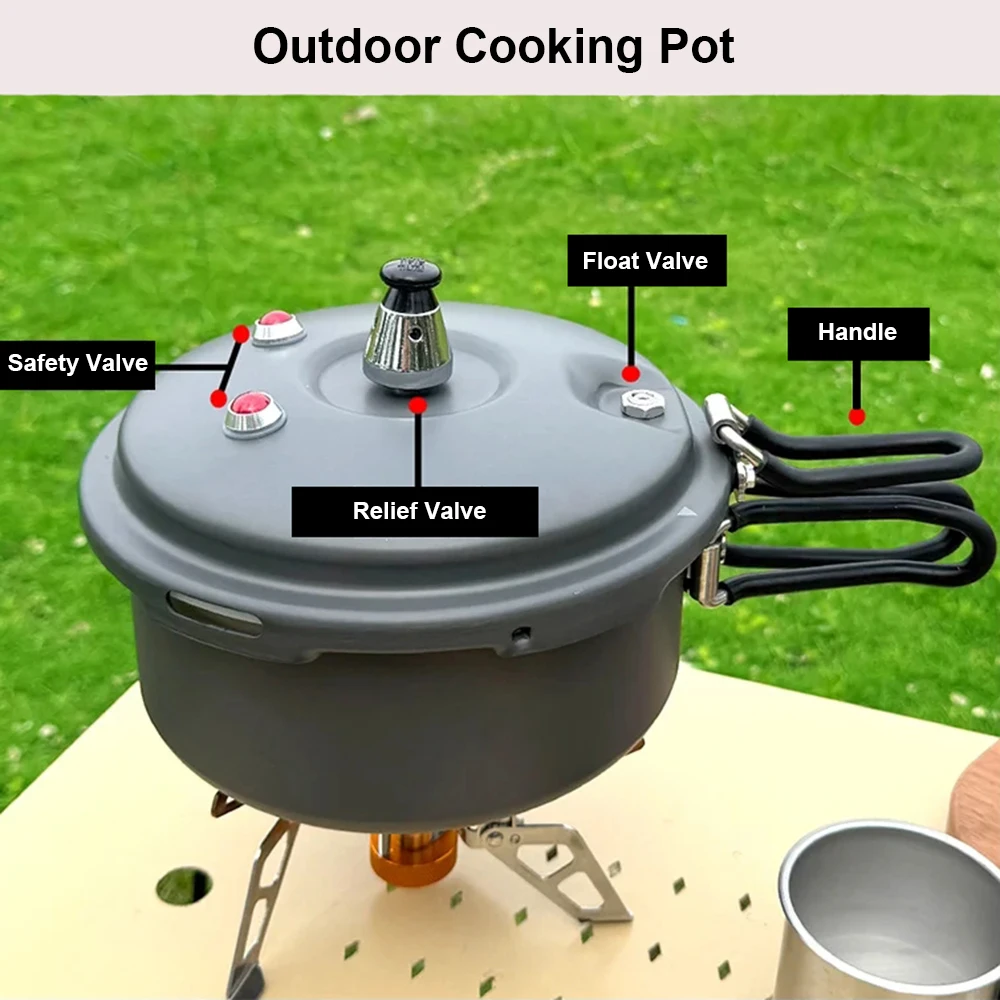 قدر ضغط صغير للتخييم، وعاء طهي - مراجعة Soup Kettle Warmer وسعره