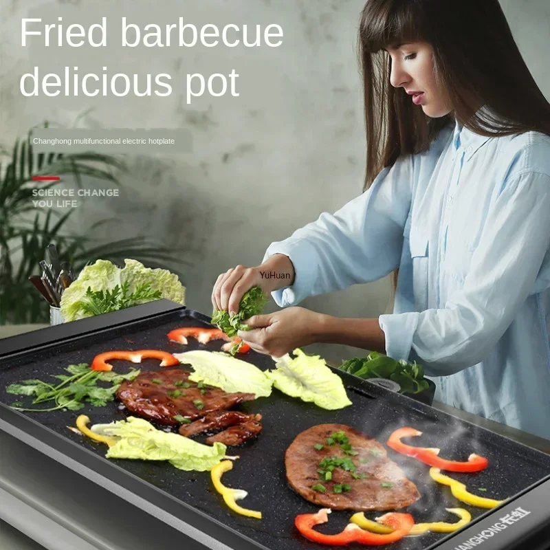 شواية كهربائية كبيرة 220 فولت  - مراجعة Electric Griddle Flat Top وسعره
