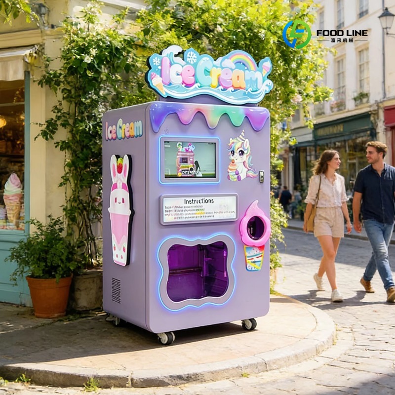 ماكينة بيع الآيس كريم الأوتوما - مراجعة Soft Serve Ice Cream Machine وسعره