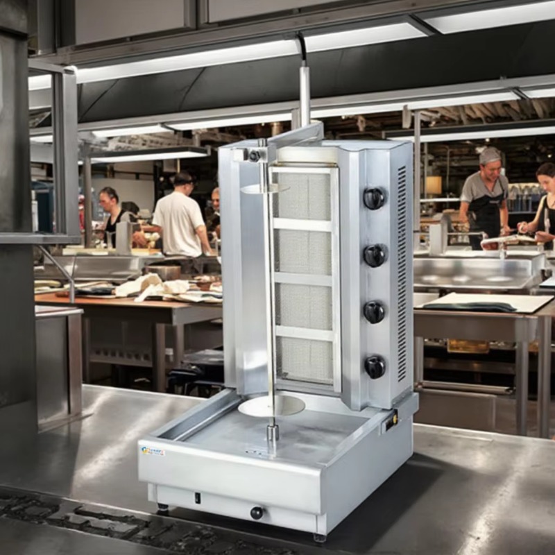 آلة شاورما بأربعة مواقد، شواية - مراجعة Kebab Shawarma Machine وسعره