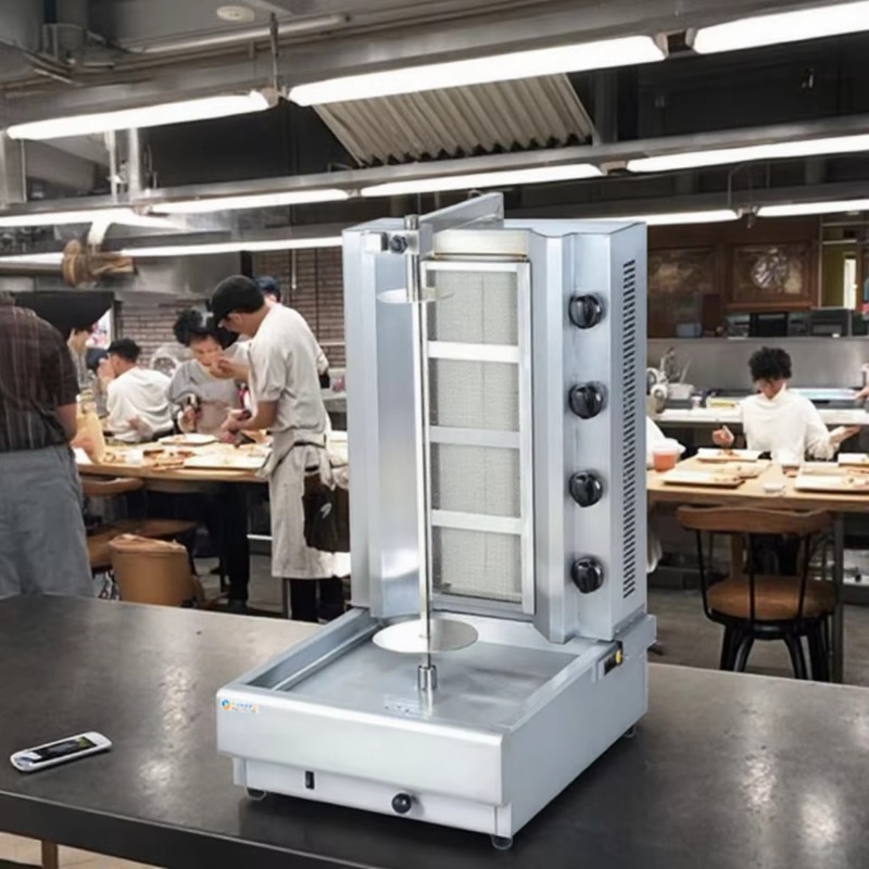 آلة شاورما بأربعة مواقد، شواية - مراجعة Kebab Shawarma Machine وسعره
