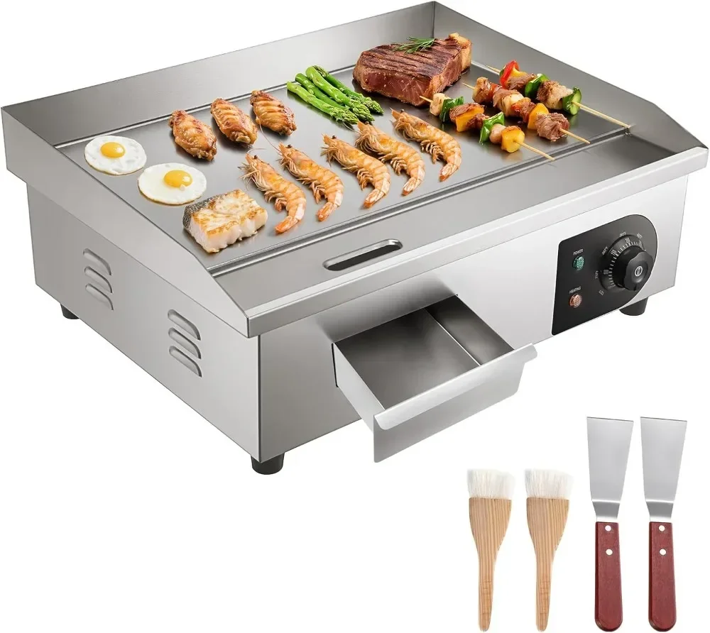شواية كهربائية تجارية رائجة ال - مراجعة Electric Griddle Flat Top وسعره