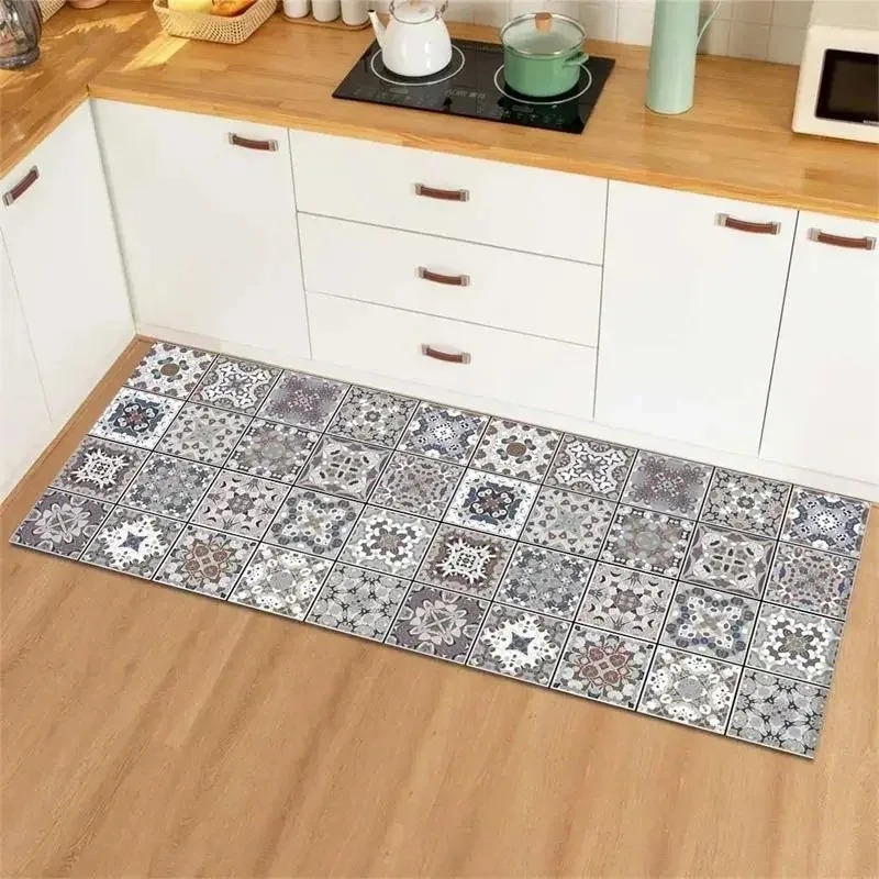 الأزرق الأصفر خمر بلاط الكولاج - مراجعة Commercial Kitchen Tile وسعره