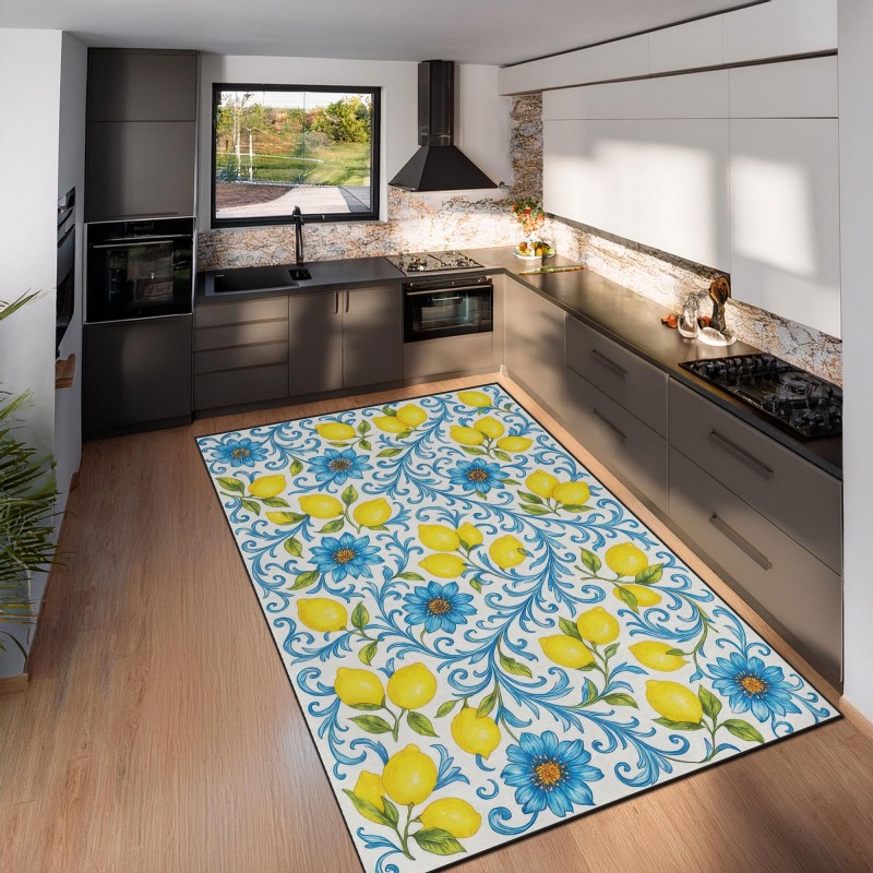 سجادة مطبخ بتصميم فسيفساء البح - مراجعة Commercial Kitchen Tile وسعره