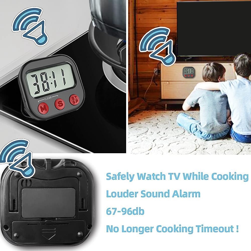 مؤقت مطبخ رقمي مرئي ، ساعة مغن - مراجعة Commercial Kitchen Timer وسعره