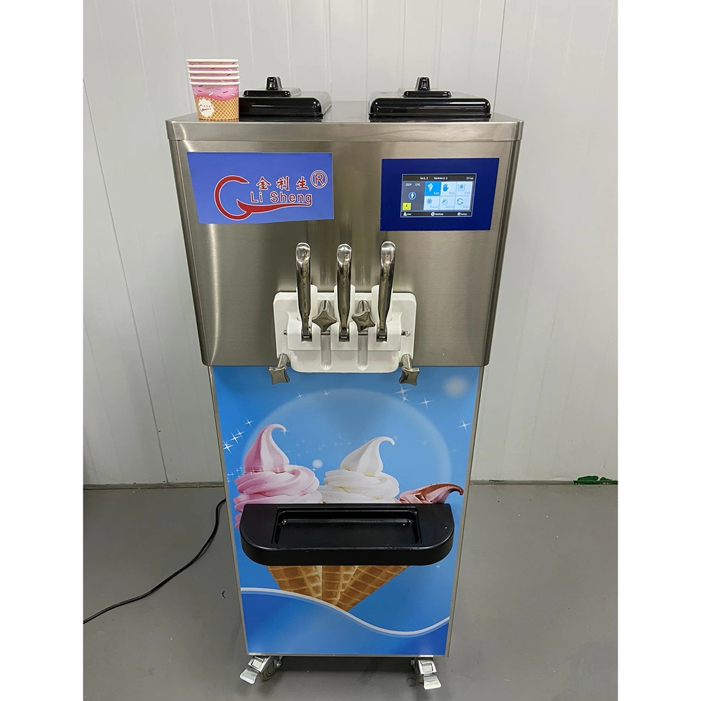 آلة صنع الآيس كريم التجارية ال - مراجعة Soft Serve Ice Cream Machine وسعره