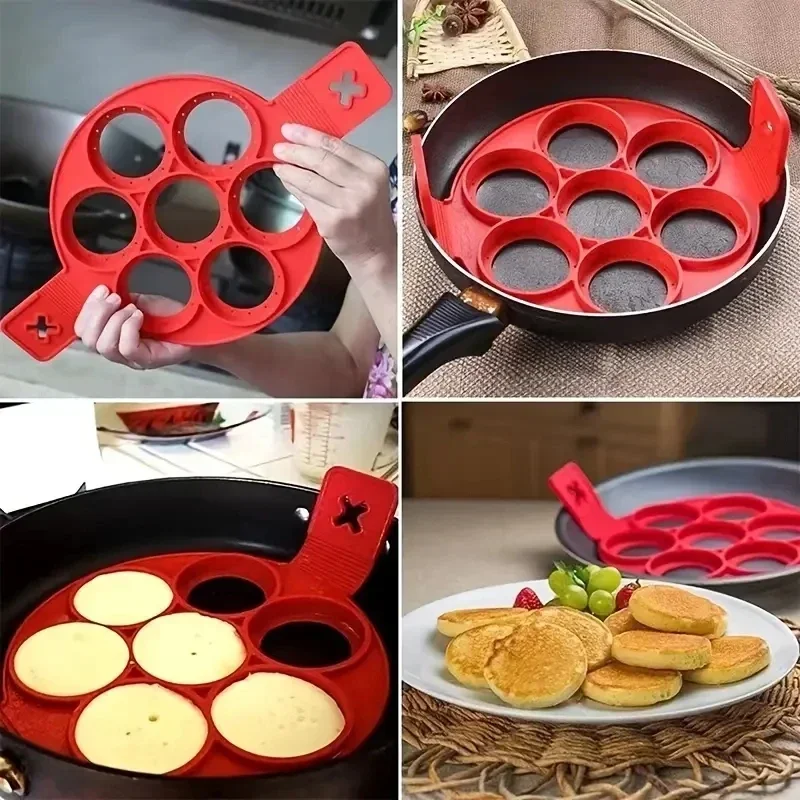 سيليكون 7 حفرة مقلاة دائرية ال - مراجعة Commercial Kitchen Pots And Pans وسعره