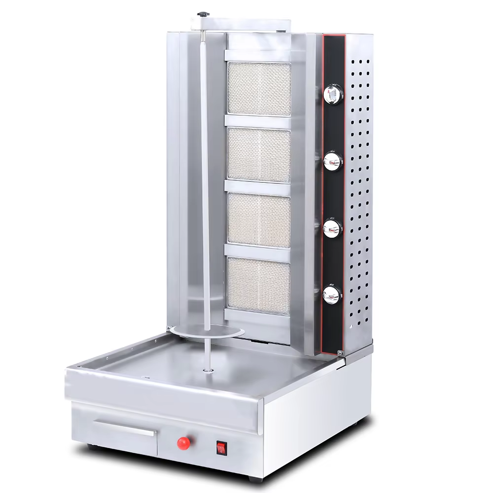 آلة شاورما دجاج غازية وشواية ك - مراجعة Kebab Shawarma Machine وسعره