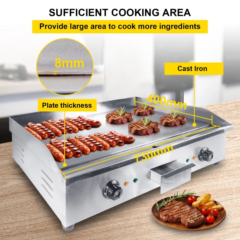 منتج جديد، شواية كهربائية تجار - مراجعة Electric Griddle Flat Top وسعره