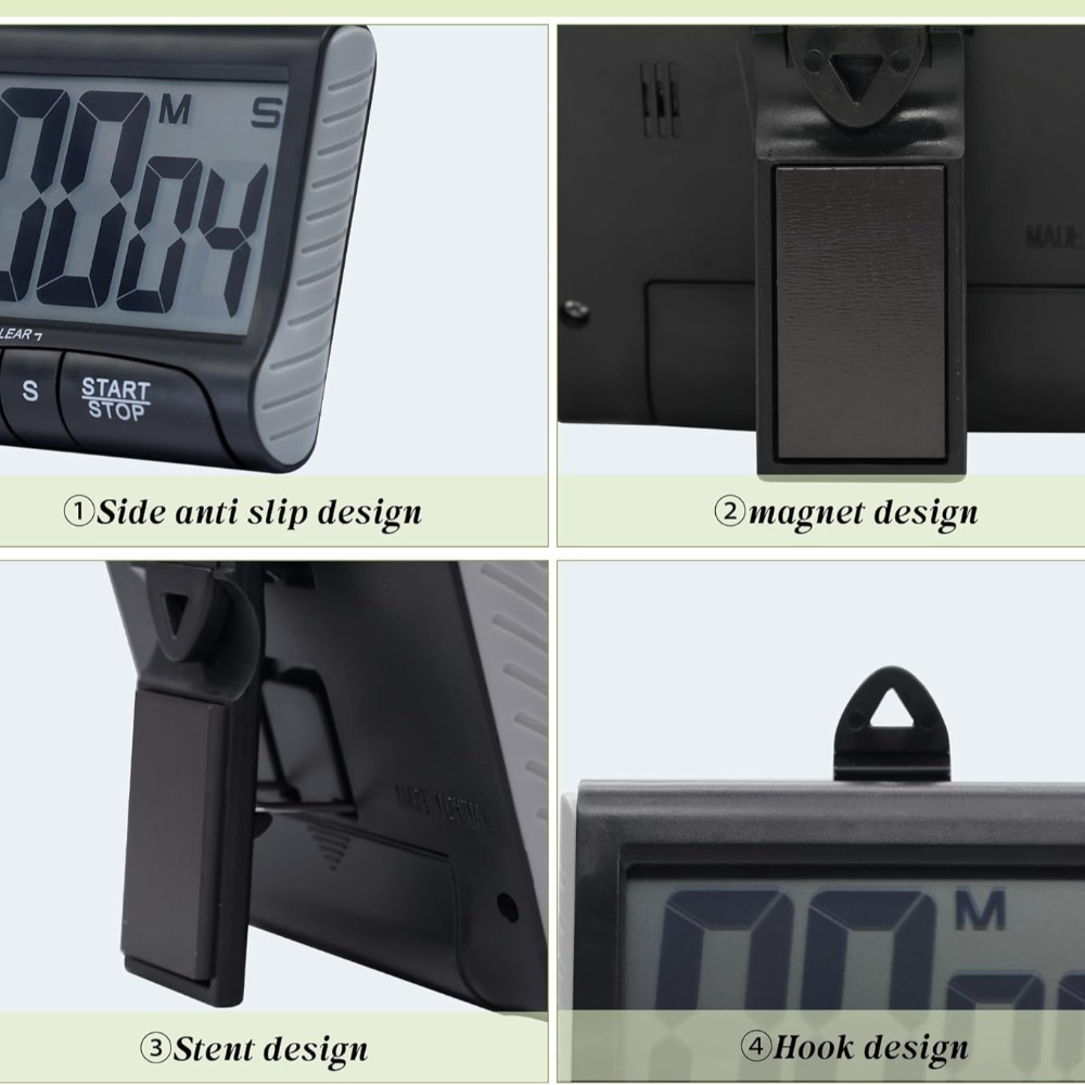 مؤقت مطبخ رقمي مغناطيسي مع منب - مراجعة Commercial Kitchen Timer وسعره