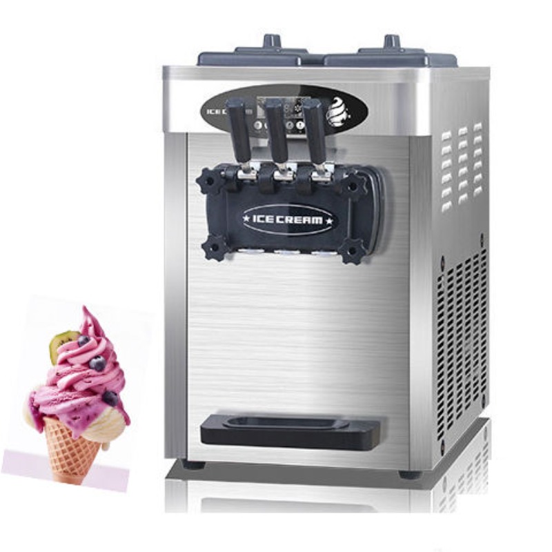 ماكينة آيس كريم تجارية قائمة ع - مراجعة Soft Serve Ice Cream Machine وسعره