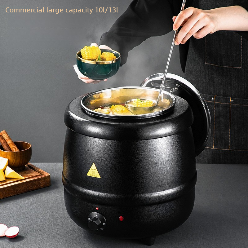 سخان حساء كهربائي سعة 10 لتر ل - مراجعة Soup Kettle Warmer وسعره