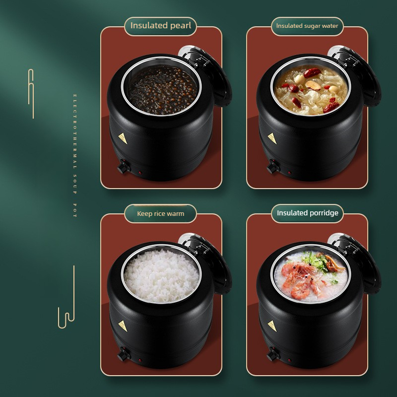 سخان حساء كهربائي سعة 10 لتر ل - مراجعة Soup Kettle Warmer وسعره